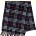 Burberry Black & Light Blue Cashmere Nova Check Unisex Scarf Size 65 x12.5