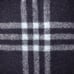Burberry Black & Light Blue Cashmere Nova Check Unisex Scarf Size 65 x12.5