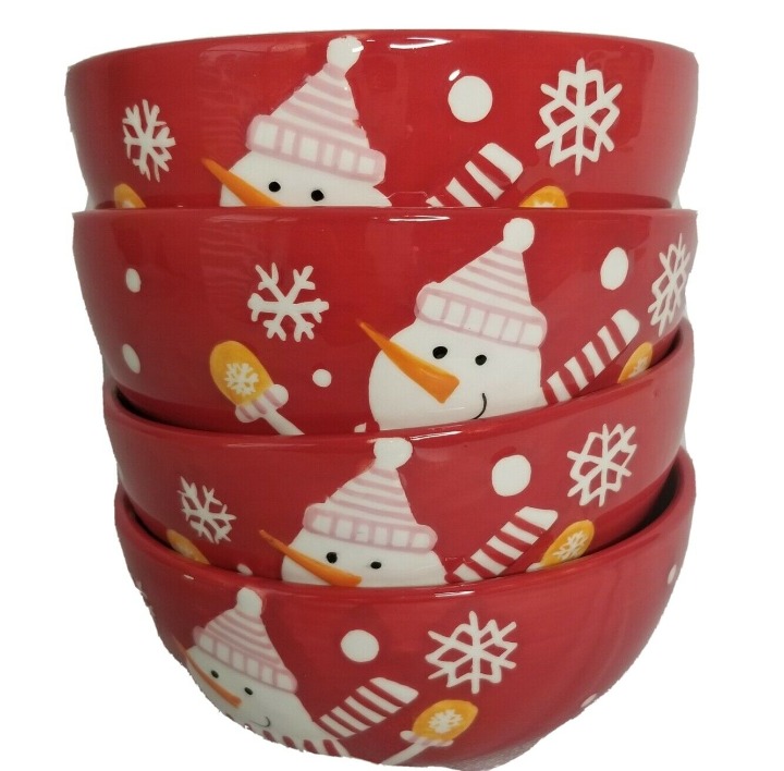 Rare Set of 4 Sur La Table Cereal Bowl