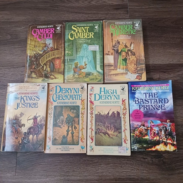 Katherine Kurtz Book Lot of 7 Fantasy Sword & Sorcery PBs Deryni, Nelson, Culdi