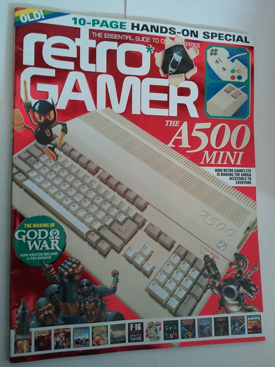 Retro Gamer Magazine 231 A500 Mini Cover God of War Double Fine Project Gotham R