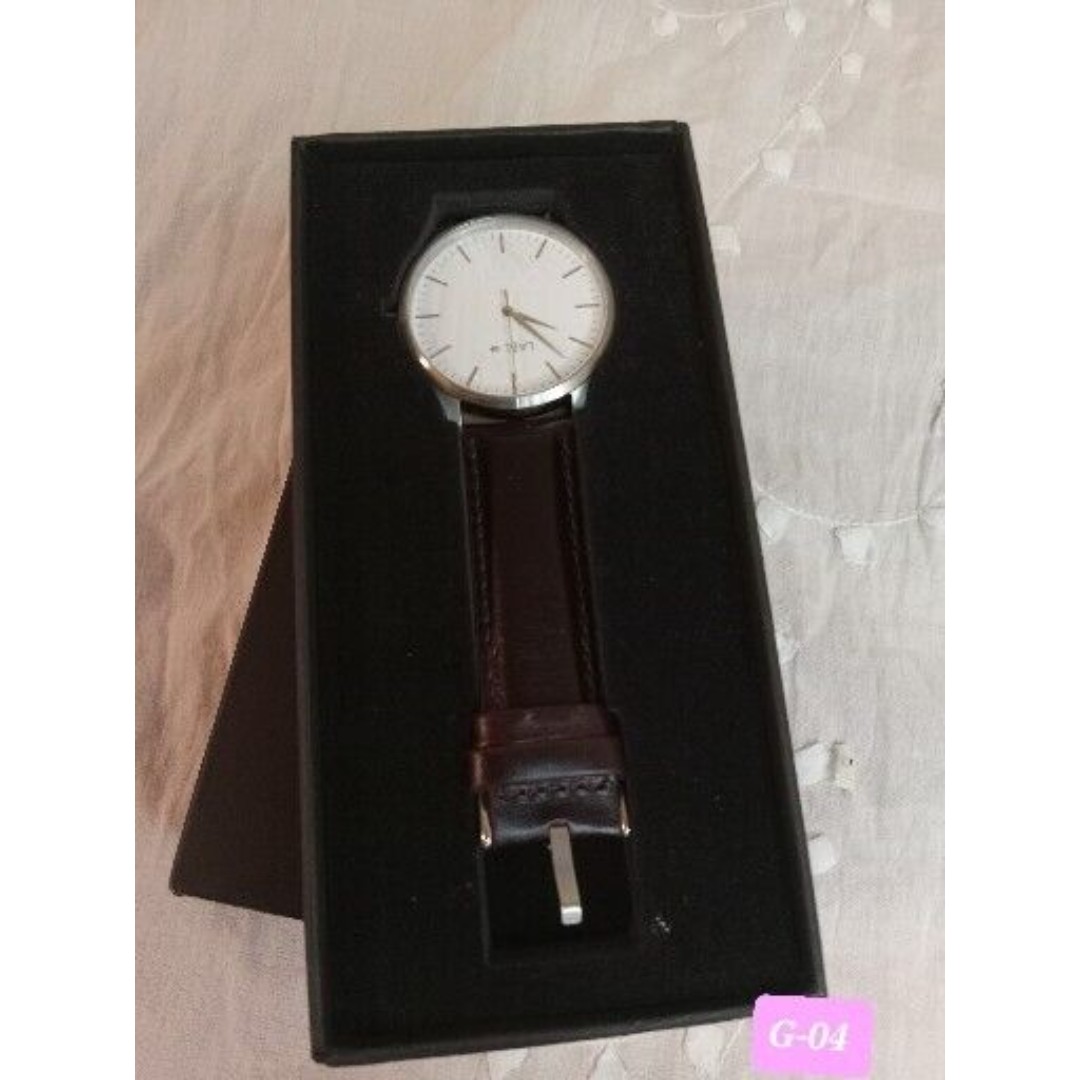 LABL WATCH NEW VINTAGE GENUINE LEATHER, WATER RESISTANT 3 ATM