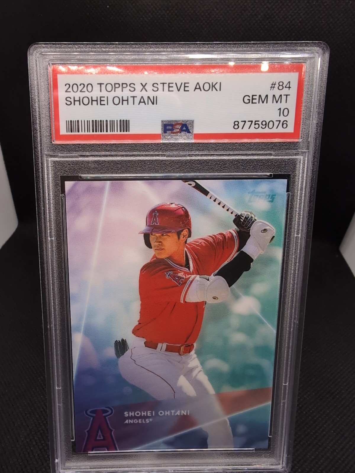 2020 Topps X Steve Aoki - Wave 4 Shohei Ohtani #84 /8158 PSA 10