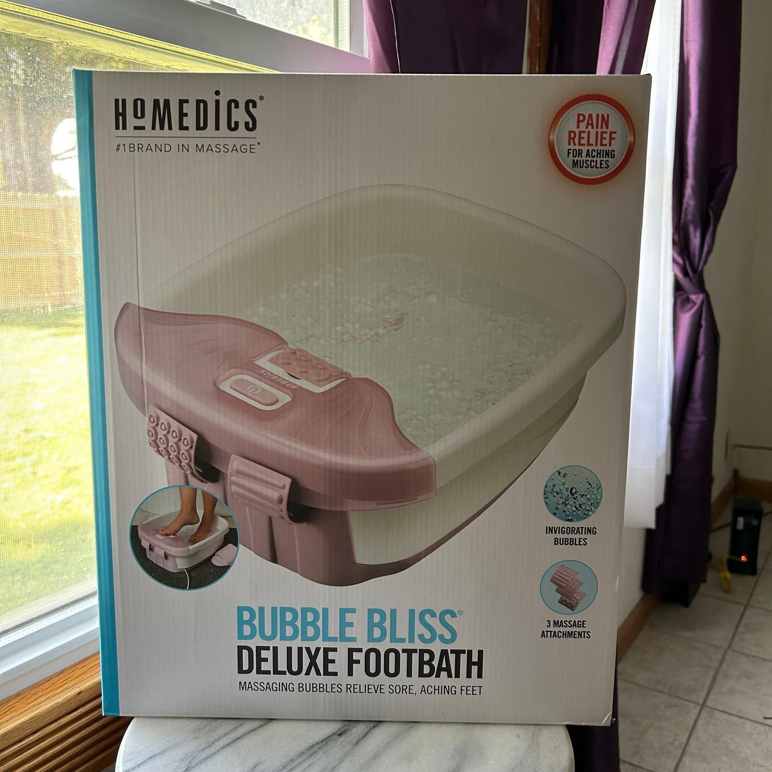 Homedics Bubble Bliss Deluxe Footbath