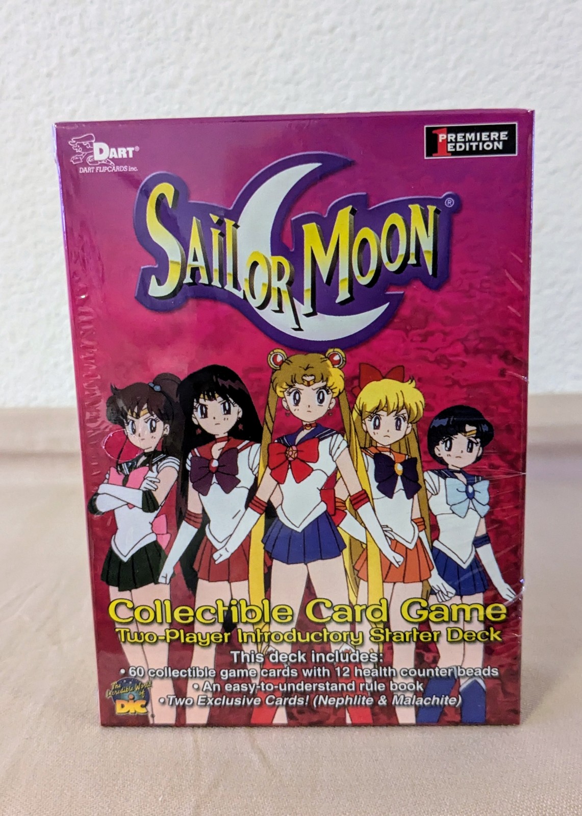 NEW Sailor Moon Collectible Card Game Starter Deck Sealed 60 Cards