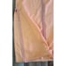 VTG Womens Robe Dressing Gown Full Length 2 Layers Peach Silver Embroidered L/XL