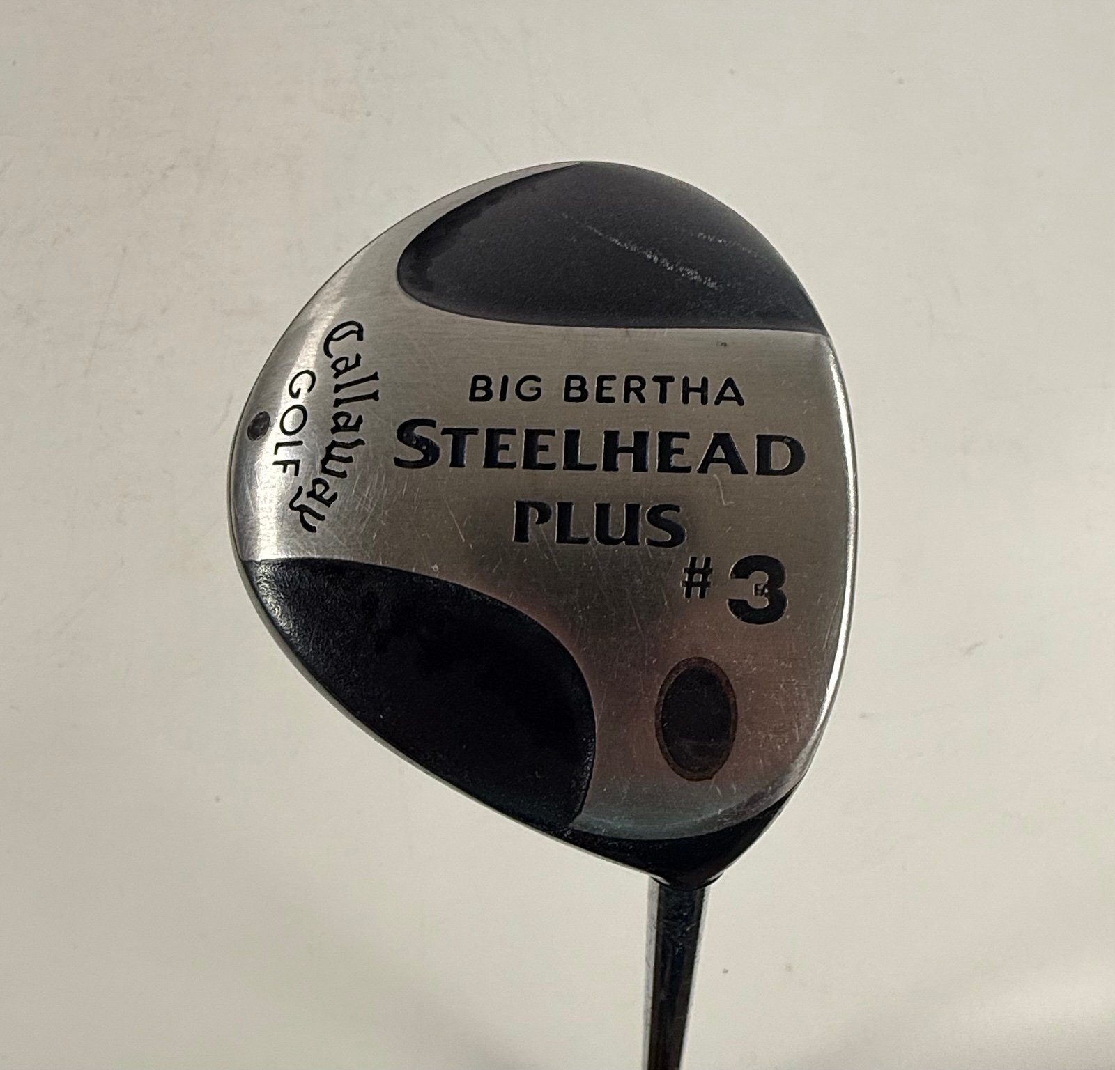 Callaway Big Bertha Steelhead Plus 3 Fairway Wood Steel Reg Flex MRH W/ HC