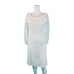 Vintage 1960s White Lace Dress White Floral Mini | W 26