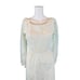 Vintage 1960s White Lace Dress White Floral Mini | W 26