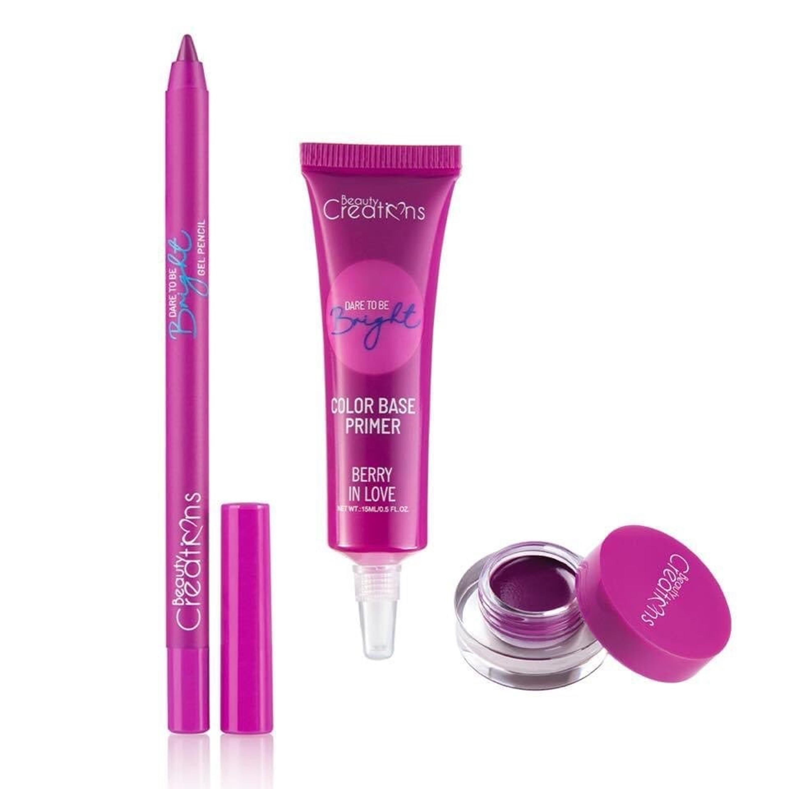 Beauty Creations Dare to be Bright Color Base Duo Primer in Purple Cream BUNDLE