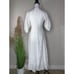 DISSH Nat Gathered Dress 100% White Linen Puff Sleeves Bridal Sz 6 Maxi Cottage