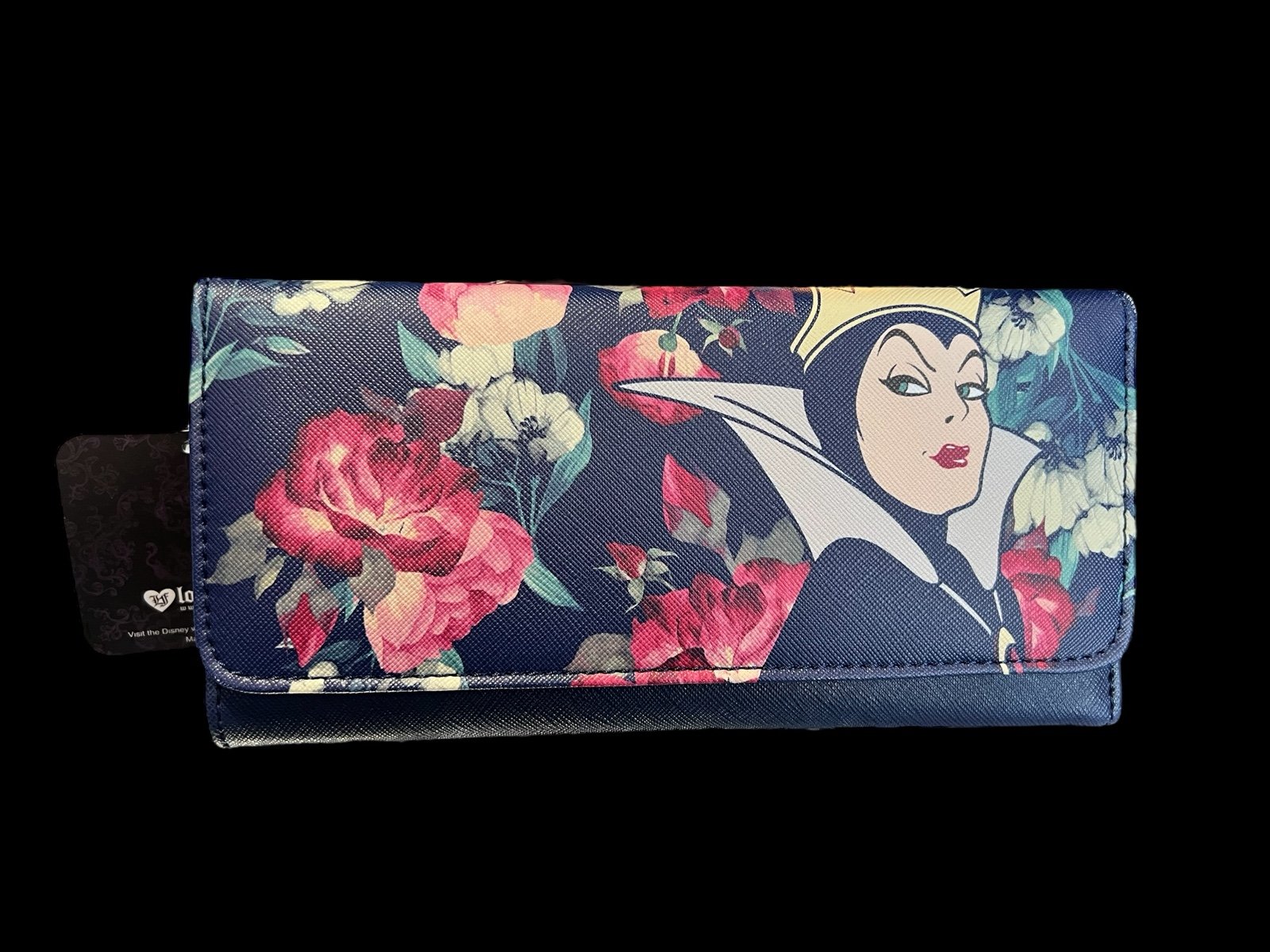 Loungefly Disney Snow White Evil Queen Floral Wallet OG Logo