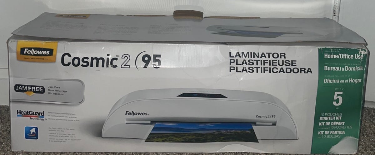 Fellowes Cosmic 2 laminator