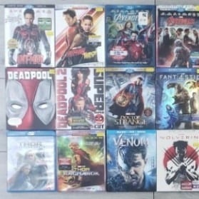 HUGE LOT OF 28 MARVEL SUPERHEROES BLU-RAY MOVIES AVENGERS IRON MAN THOR VENOM