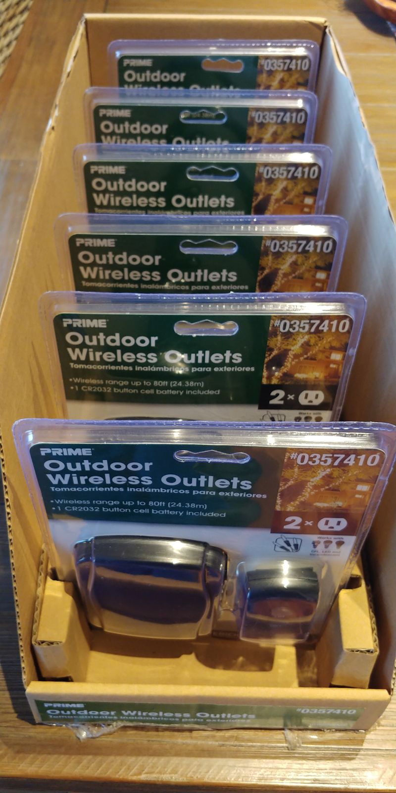 (1) Case of Prime Outdoor Wireless Remot