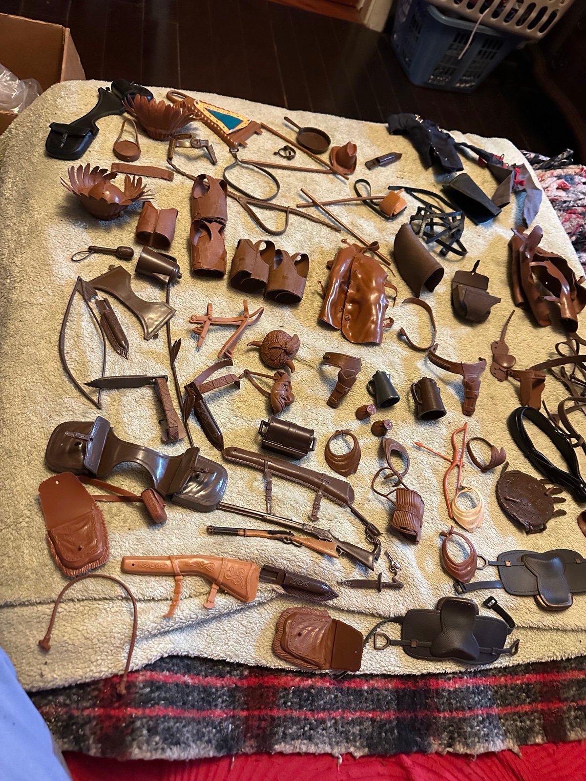 Huge lot of Vintage 1960s Johnny West Accessories!