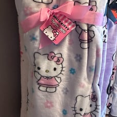Hello Kitty throw blanket