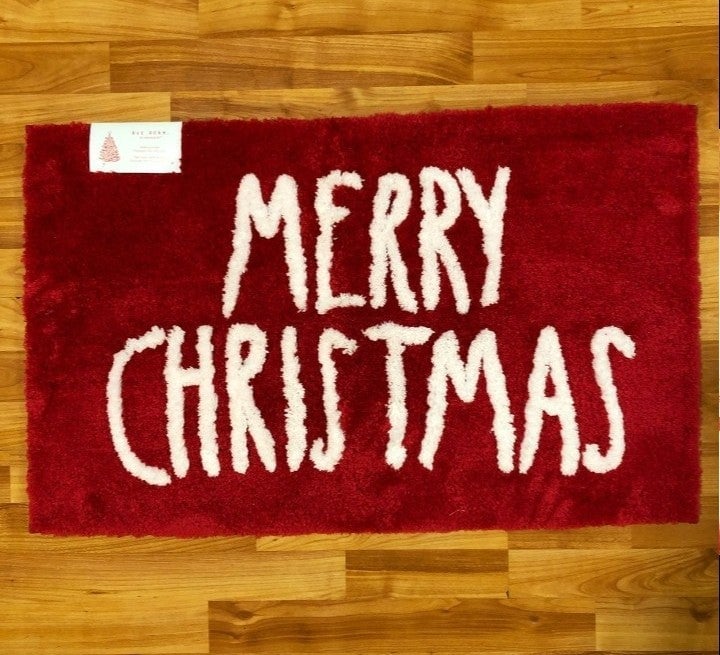 Rae Dunn MERRY CHRISTMAS Rug