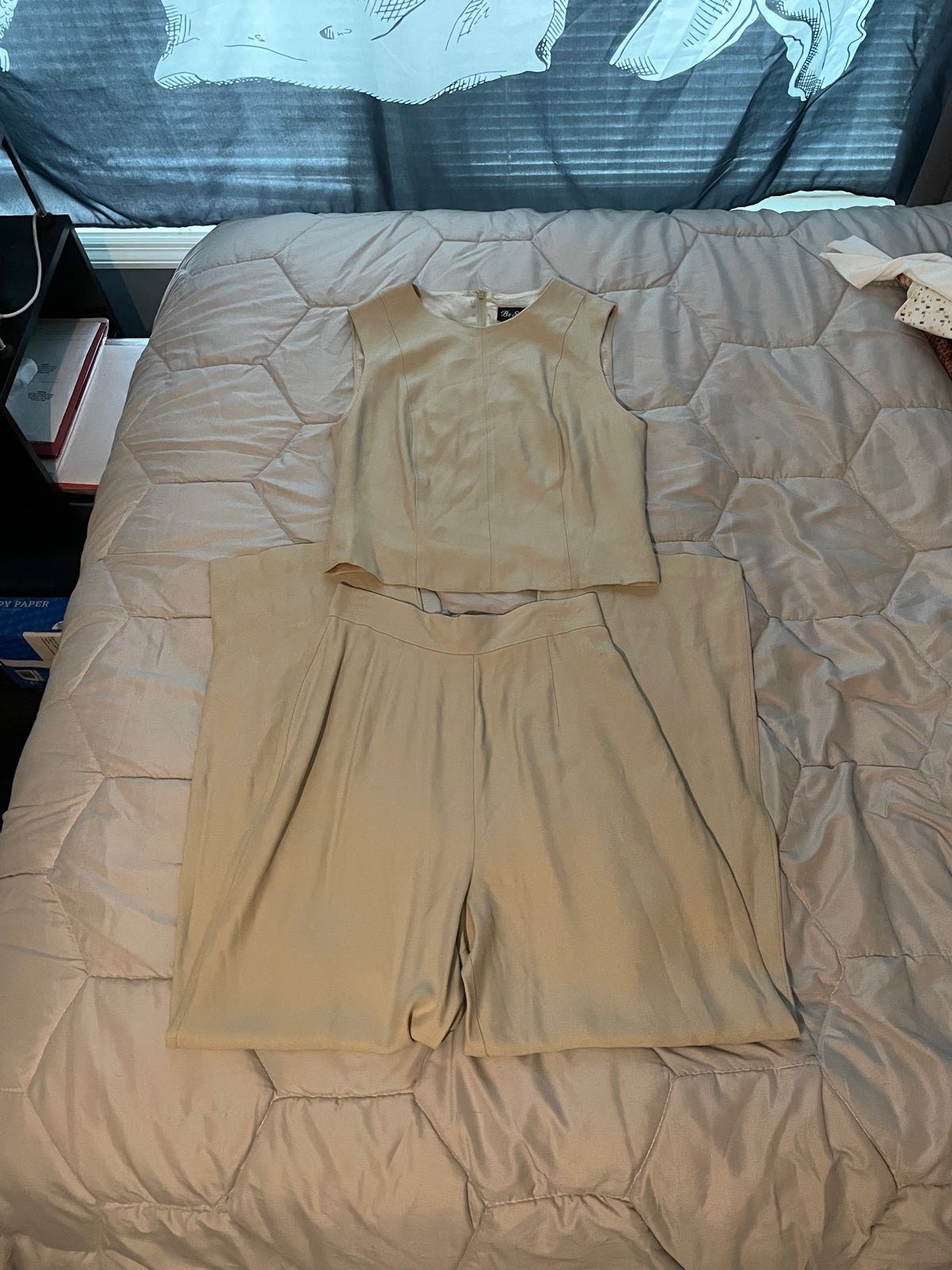 VINTAGE Be Smart Dress Top and Pants Co-Ord Set