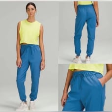 Lululemon Stretch High-Rise Jogger *Full Length Soft Denim Size 4
