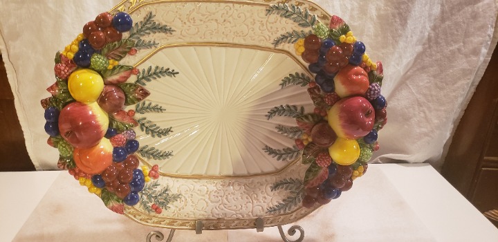 Fitz & Floyd Classics Venezia Fruit Platter/Wall Hanging