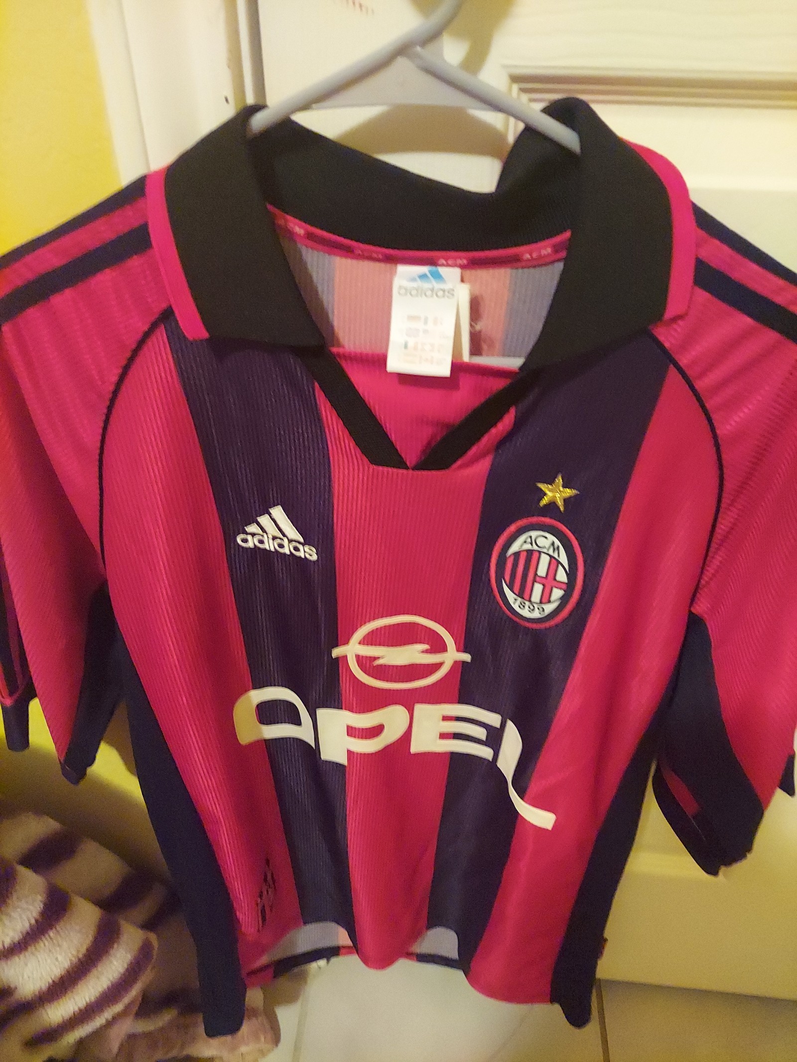 Vintage Milan 90's Serie A Adidas jersey