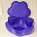 Tupperware Chip N' Dip Serving Bowl & Tray - Ice Blue Set Entertaining Football