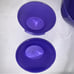 Tupperware Chip N' Dip Serving Bowl & Tray - Ice Blue Set Entertaining Football
