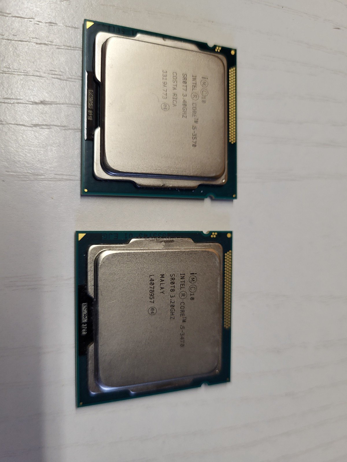 Intel i5 3470 & 3570