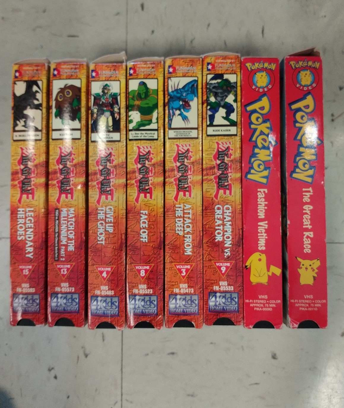 Yu-Gi-Oh/ POKEMON VHS MOVIES (UNTESTED) (READ DISCRETION)