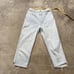 Eckhaus Latta Jeans Womens Size 26 Crop Light Blue Deadstock Fabric Mid Rise