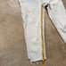 Eckhaus Latta Jeans Womens Size 26 Crop Light Blue Deadstock Fabric Mid Rise