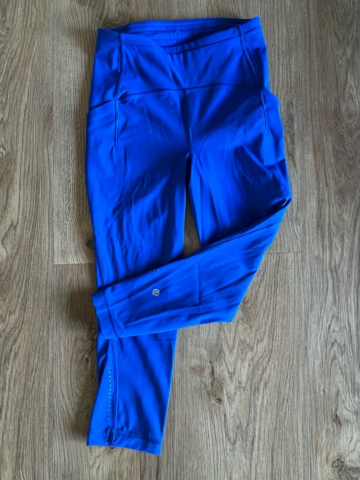 Lululemon High-Rise Crop 21 Leggings - Cerulean Blue, Size 6