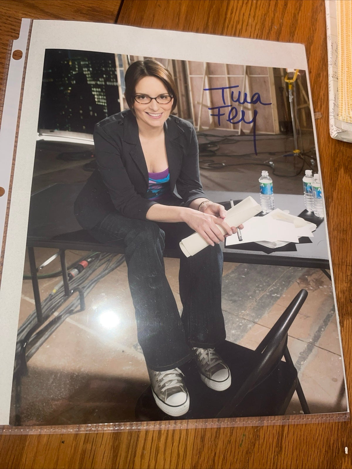 Tina Fey Hot! signed autographed 30 Rock SNL 8x10 photo W/COA