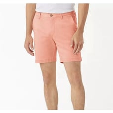 Tommy Bahama Boracay Flat Front Shorts Men 40 Golf Serape Coral Stretch NWT 99