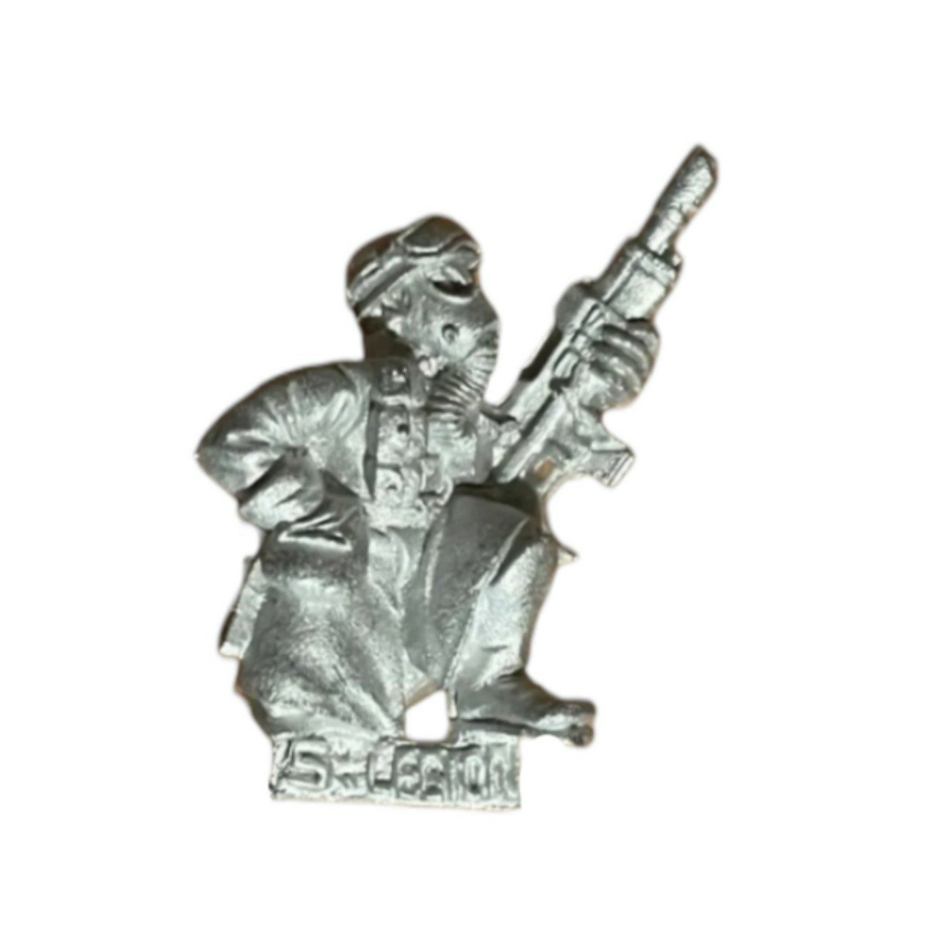 Warhammer 40k Necromunda Imperial Guard Steel Legion Sniper Fanatic Metal RARE