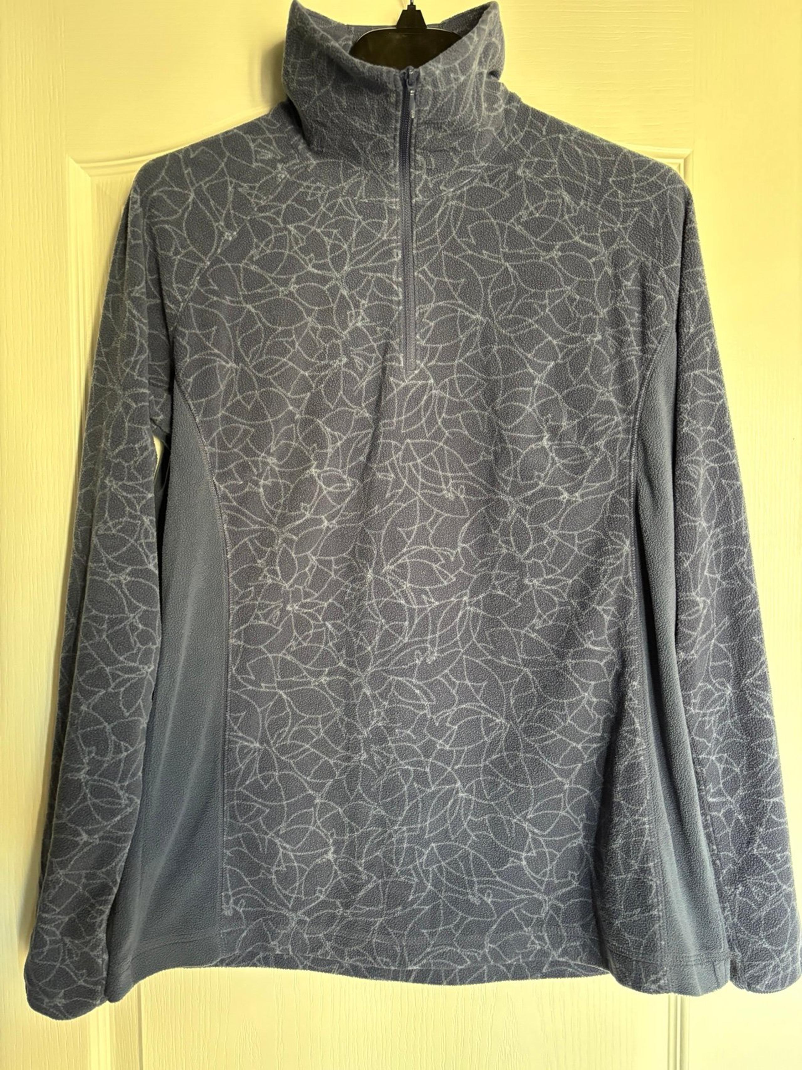 Columbia women’s 1/4 zip fleece pullover sweater size large