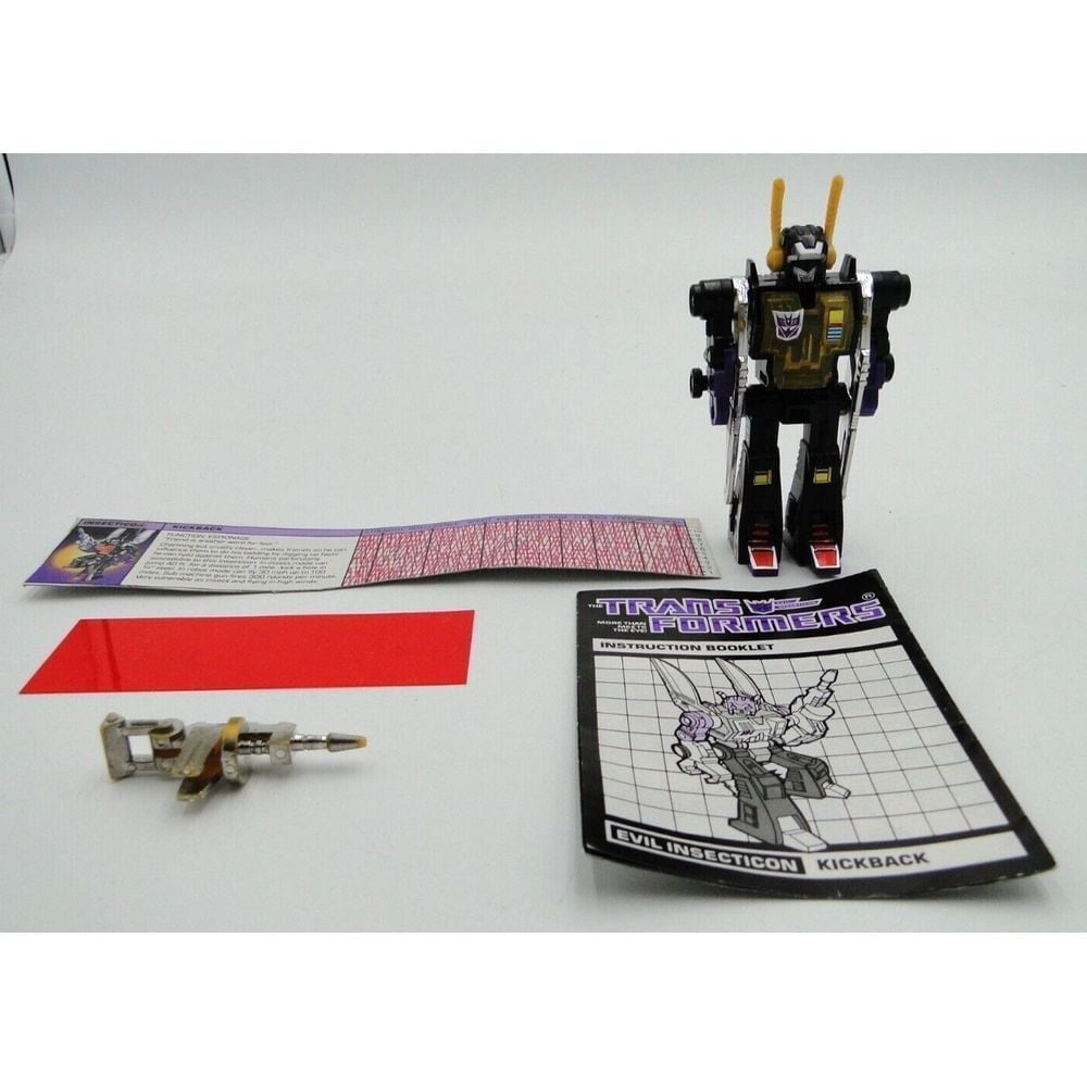 Kickback Complete Insecticon 1983 Hasbro Takara G1 Transformer Decepticon