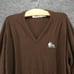 Doral Country Club by Titleist Men's Pullover Sweater Brown Large V-Neck Vintage