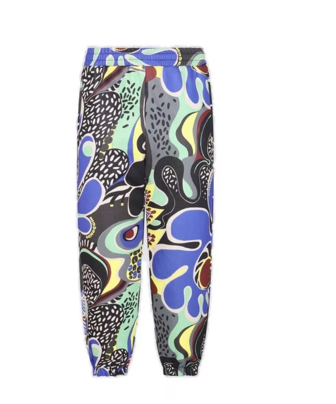 Moschino Graphic Printed Mid-Rise Trousers Size XS