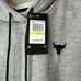 Under Armour Project Rock Cropped Hoodie Womens Med Gray Grey Fleece Loose Fit