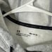 Under Armour Project Rock Cropped Hoodie Womens Med Gray Grey Fleece Loose Fit