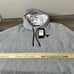 Under Armour Project Rock Cropped Hoodie Womens Med Gray Grey Fleece Loose Fit