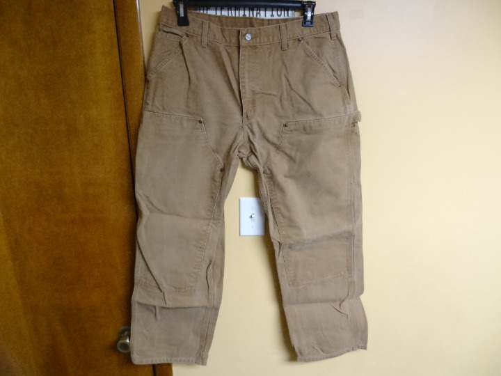 CARHARTT MENS CARPENTER PANTS DUNGAREE FIT 36 x 32