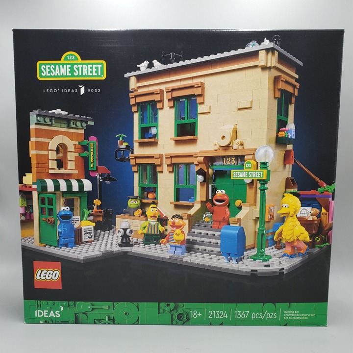 Sesame Street Lego Ideas Set 21324 Oscar Cookie Monster Elmo Bert Ernie Big Bird