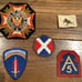 World War II military patch and pin high grade lot of 5 like new Collection