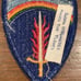 World War II military patch and pin high grade lot of 5 like new Collection