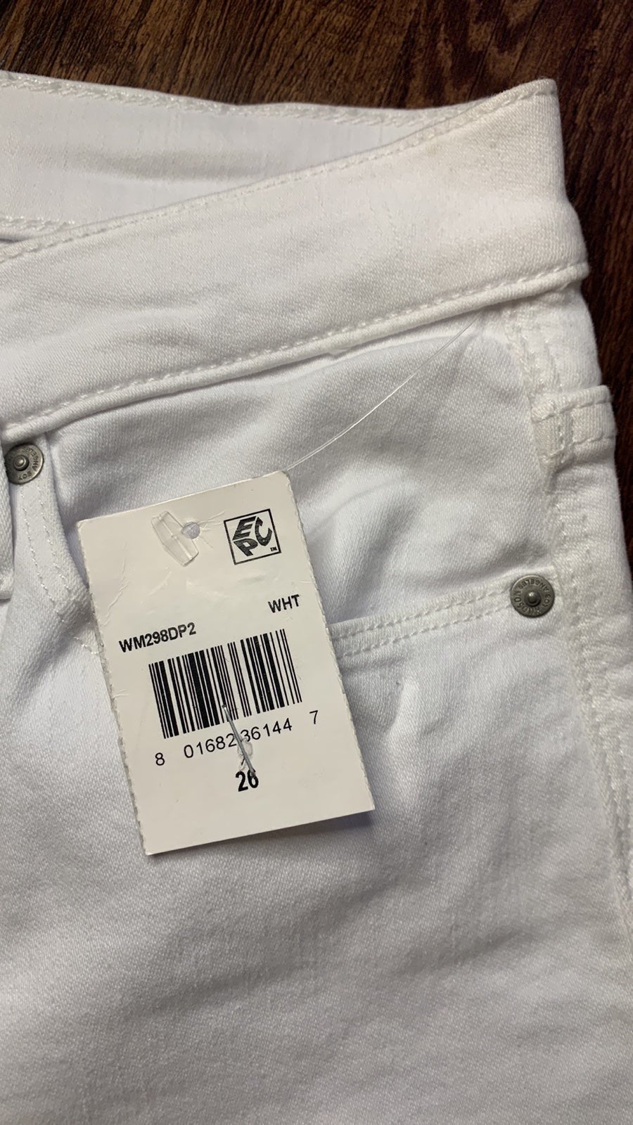 Hudson NIco White Jeans 26