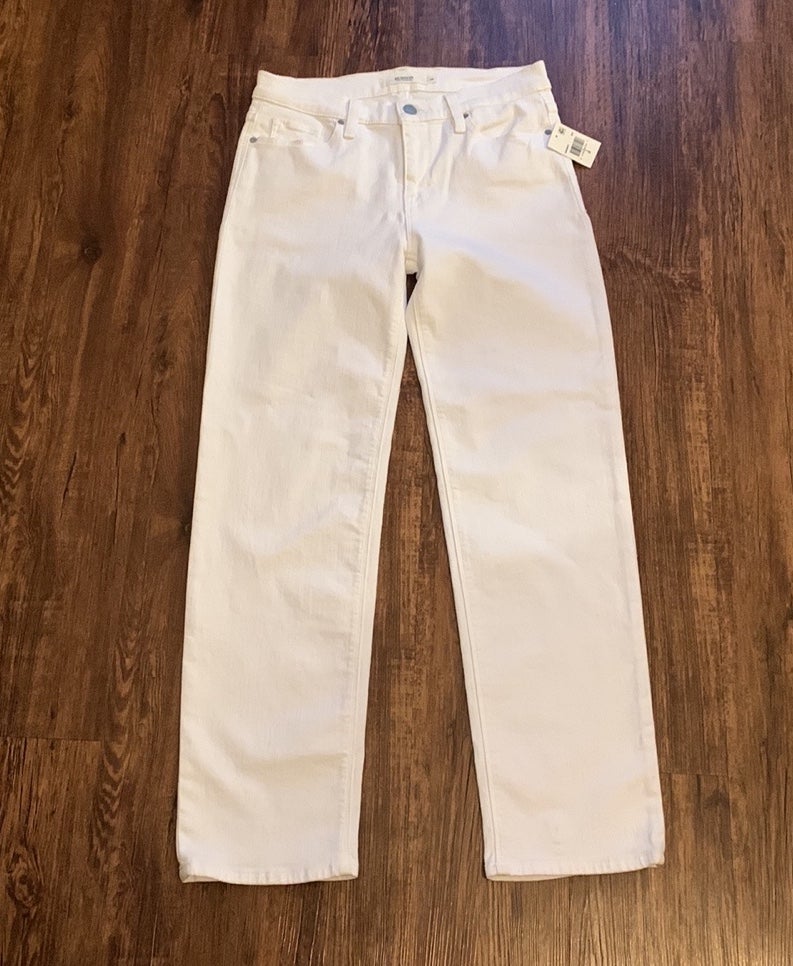 Hudson NIco White Jeans 26