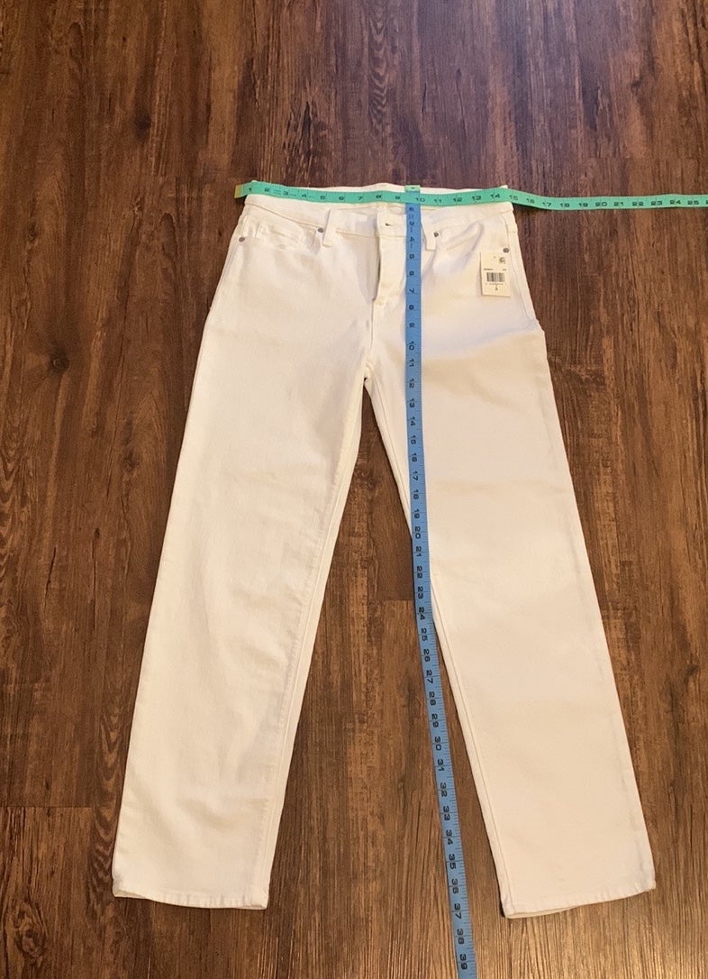 Hudson NIco White Jeans 26